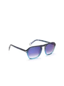 Image Men Blue Lens & Blue Square Sunglasses IMS724C5SG