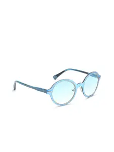 Image Women Blue Lens & Blue Round Sunglasses IMS685C7SG