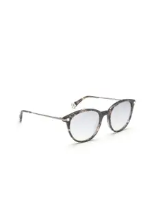 Image Women Clear Lens & Brown Oval Sunglasses IMS694C6SG