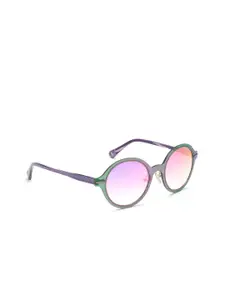 Image Women Pink Lens & Purple Round Sunglasses IMS685C6SG