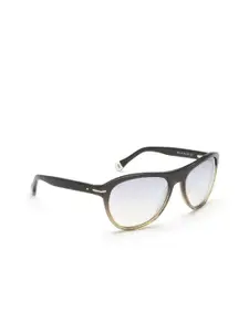 Image Men Grey Lens & Black Aviator Sunglasses IMS696C3SG