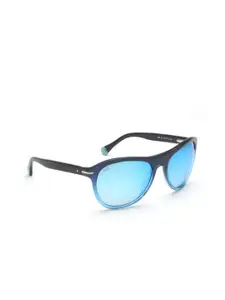 Image Men Blue Lens & Blue Aviator Sunglasses