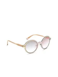 Image Women Grey Lens & Pink Round Sunglasses