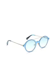Image Women Blue Lens & Blue Round Sunglasses IMS686C7SG