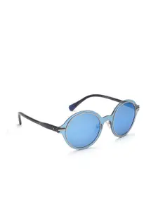 Image Women Blue Lens & Blue Round Sunglasses IMS685C8SG
