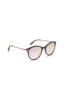 Image Women Pink Oval Sunglasses IMS694C4SG