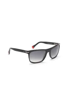 Image Men Grey Lens & Black Rectangle Sunglasses IMS698C1SG