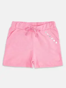 Pantaloons Junior Girls Pink Shorts