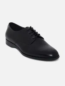 ALDO Men Black Leather Formal Derbys