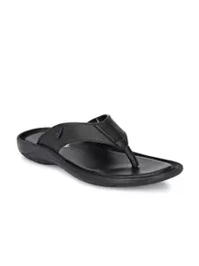 SHENCES Men Black Ethnic Comfort Sandals