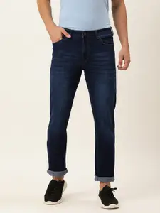 Forever 21 Men Mid-Rise Straight Fit Regular Length Light Fade Jeans