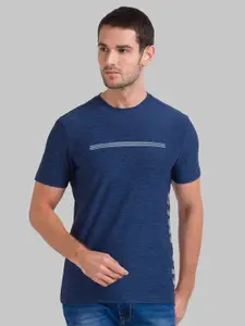 Parx Men Navy Blue T-shirt