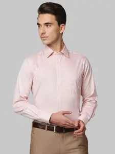 Park Avenue Men Orange Regular Fit Cotton Formal Shirt