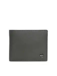 Belwaba Men Olive Green Leather Two Fold Wallet