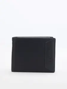 SWISS MILITARY Men Blue Leather Two Fold Wallet
