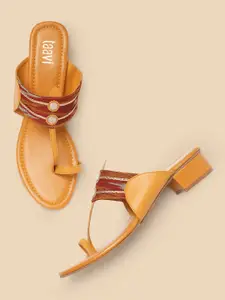 Taavi Abstract Printed Ethnic One Toe Heels