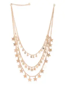 FOREVER 21 Women Gold-Toned Layered Necklace