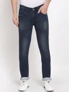 Allen Cooper Men Blue Slim Fit Light Fade Stretchable Jeans