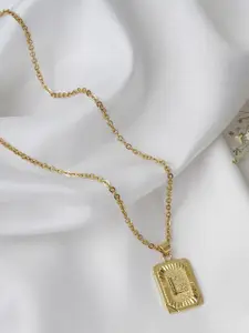 JOKER & WITCH Gold-Toned Alphabet L Gold-Plated Necklace
