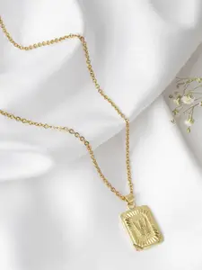 JOKER & WITCH Gold-Plated Alphabet W Necklace