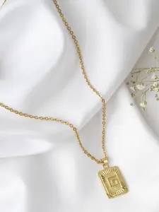 JOKER & WITCH Gold-Toned Alphabet G Pendant Necklace