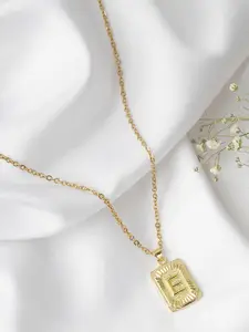 JOKER & WITCH Gold-Toned Alphabet E Necklace