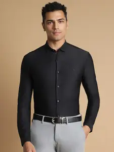 Allen Solly Men Black Slim Fit Casual Shirt