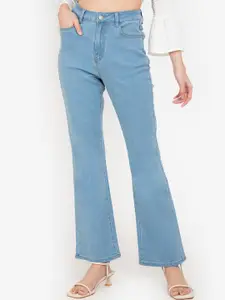 ZALORA BASICS Women Blue High-Rise Stretchable Jeans