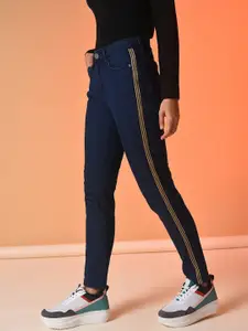 Campus Sutra Women Blue Super Slim Fit Stretchable Jeans
