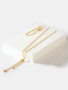 SHAYA Gold-Toned Sterling Silver Gold-Plated Necklace