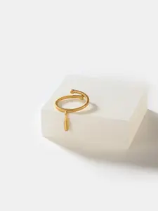 SHAYA 925 Silver Gold-Plated Finger Ring