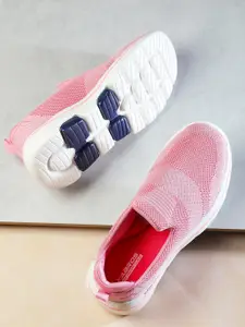 ABROS Women Pink Mesh Running Shoes