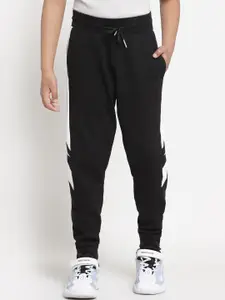 Red Tape Boys Black & White Colourblocked Joggers