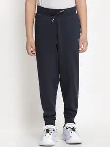 Red Tape Boys Navy Blue Solid Track Pants