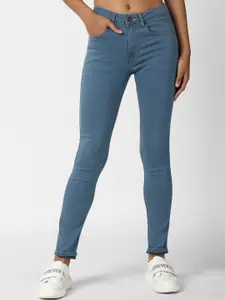 FOREVER 21 Women Blue Stretchable Jeans