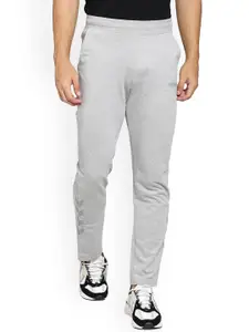 hummel Men Grey Solid Cotton Track Pants