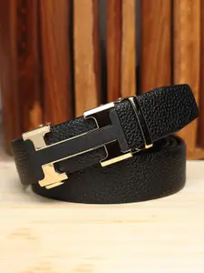 Kastner Men Black Textured Belt
