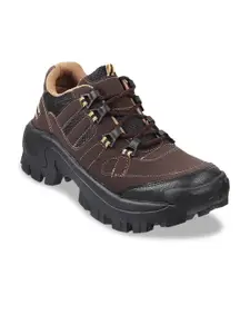 WALKWAY by Metro Men Brown Suede Trekking Shoes