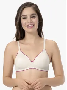 Amante Solid Padded Wirefree Casual Chic T-Shirt Bra - BRA10901