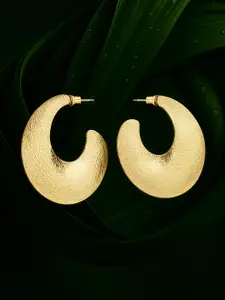 TOKYO TALKIES X rubans FASHION ACCESSORIES Gold-Plated Hoop Earrings