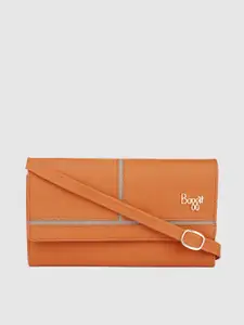 Baggit Women Orange Solid Two Fold Wallet