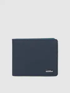 Baggit Men Blue Solid Two Fold Wallet