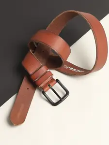 Jack & Jones Men Brown Leather Belt
