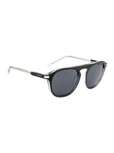 OPIUM Men Grey Polarized & UV Protected Aviator Sunglasses OP-1876-C01