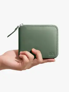 DailyObjects Women Green PU Zip Around Wallet