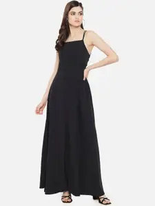Yaadleen Women Black Maxi Dress