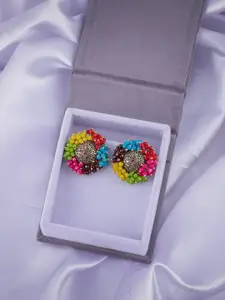 Brandsoon Women Multicoloured Circular Studs Earring