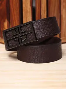 Kastner Men Brown Textured Formal Belt