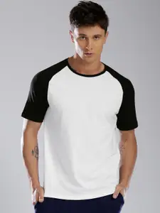 Kappa White & Black Colourblocked T-shirt