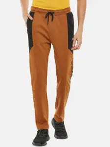 Ajile by Pantaloons Men Tan Brown Solid Slim-Fit Track Pants
